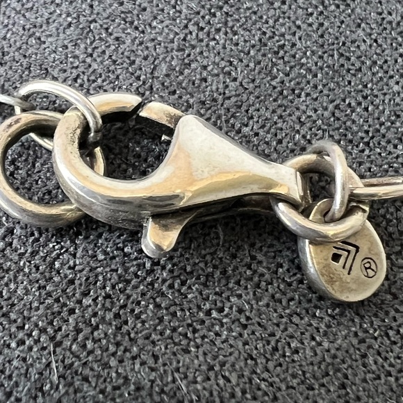 SILPADA Chalcedony Aventurine Glass Multi-Color Beaded Sterling Silver Necklace - Picture 3 of 5